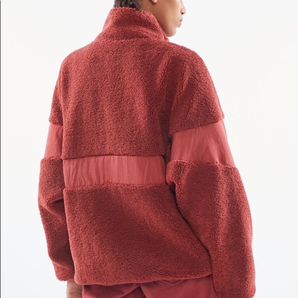 Adidas X UO Sherpa Teddy Coat - Picture 3 of 4